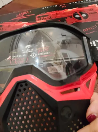 Máscara y Gafas Nerf Rival