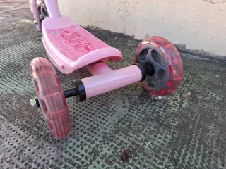 Patinete infantil rosa 3 ruedas molto