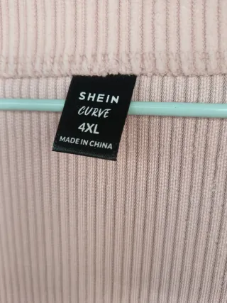 Cárdigan rosa floral talla XXXL