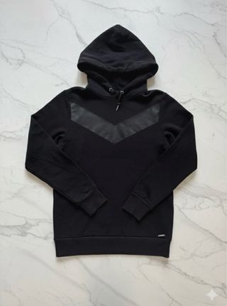 Felpa con cappuccio Diesel nera