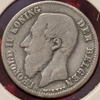 50 Centesimi 1899 Leopoldo II Belgio