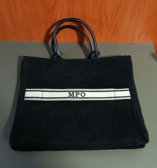 Bolso negro MPO mujer 42x36