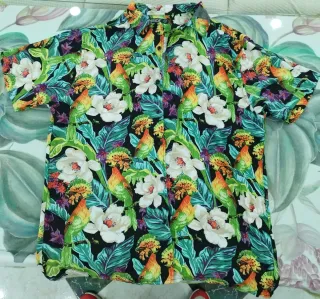 Camisa Hawaiana INSIDE Loros y Flores