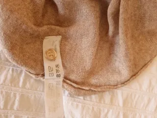 Cardigan fino beige mujer