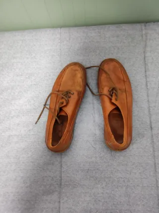 Zapatos Clarks Marrones Usados