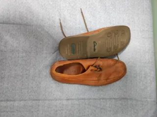 Zapatos Clarks Marrones Usados