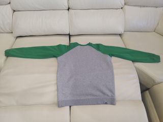 Sudadera DC Niño Gris y Verde
