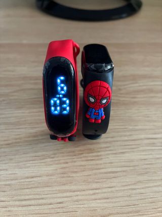 Reloj infantil digital Spiderman y MinieMouse