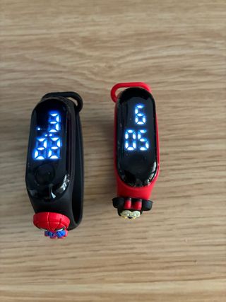 Reloj infantil digital Spiderman y MinieMouse