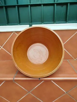 Lebrillo/Barreño de Barro Antiguo