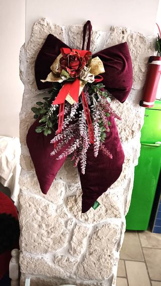 Fiocco di Natale Ghirlanda Decorativa