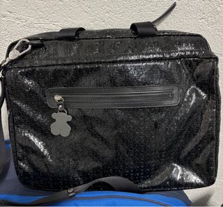 Maletín Tous Negro con Oso