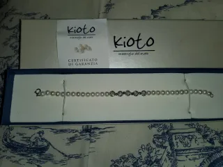Pulsera Kioto Perlas Japonesas Diseño Italiano