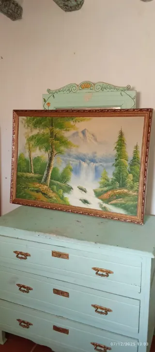 Cuadro Virgen con Niño y Ángeles