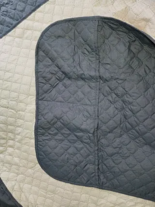 Fodera per divano grigia impermeabile per 4 posti