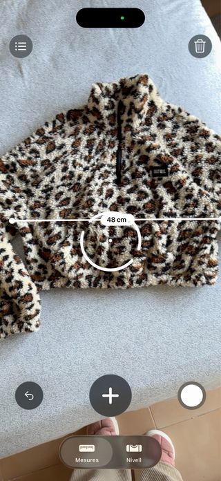 Sudadera polar leopardo
