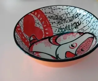 Tazza ceramica Egan con disegno