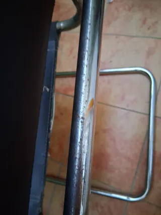 Solo hasta mañana Silla estilo Cesca Cuero Negra M