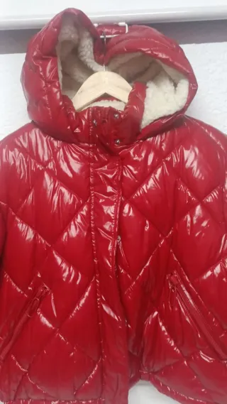 Cazadora acolchada roja Pimkie talla L