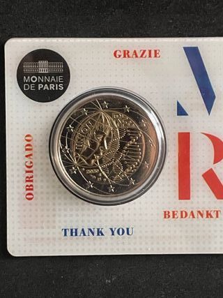 2 Euro Francia 2020 Coincard FDC