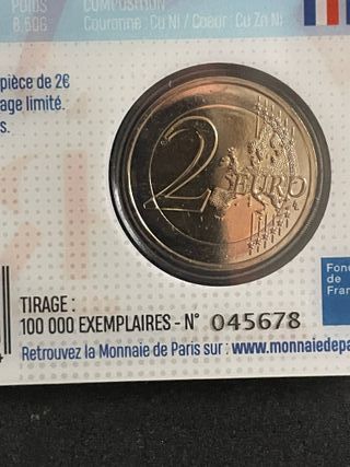 2 Euro Francia 2020 Coincard FDC