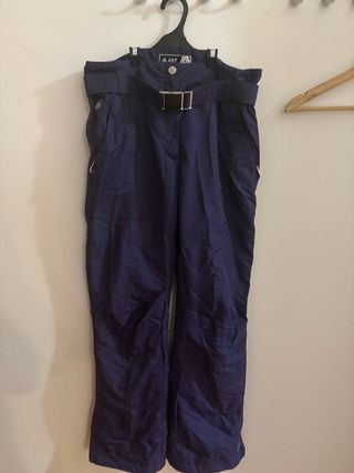 Pantaloni da sci donna viola