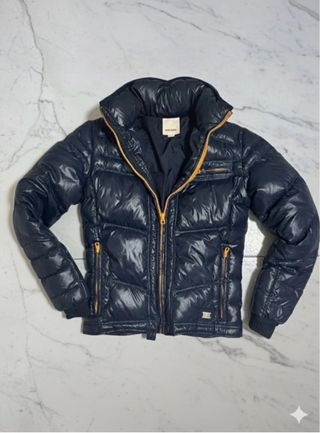 Piumino Diesel Blu Lucido Donna