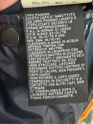 Piumino Diesel Blu Lucido Donna