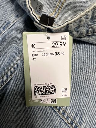 Pantalón vaquero H&M Wide Leg azul sin estrenar