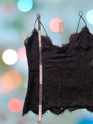 Top encaje tirantes Pieces Talla L