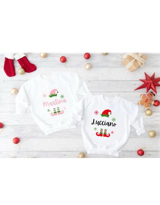 Felpe natalizie personalizzate per bambini