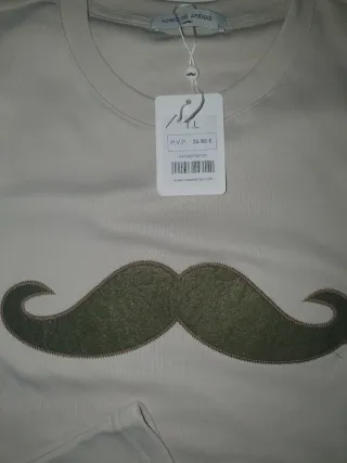Camiseta NUÑEZ DE ARENAS manga corta beige Talla L