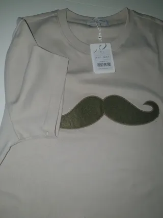 Camiseta NUÑEZ DE ARENAS manga corta beige Talla L