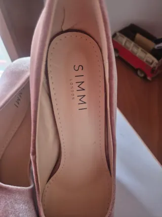 Zapatos de salón italianos de terciopelo