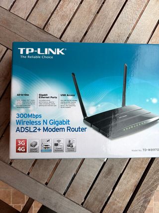 Router TP-Link ADSL2+ Gigabit Wireless N