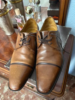 Scarpe in pelle marroni