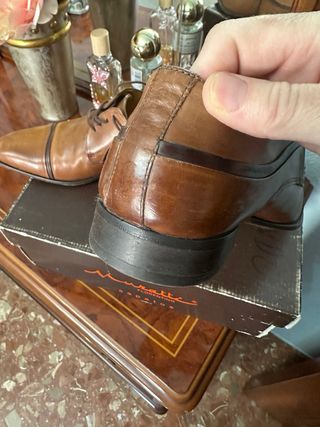 Scarpe in pelle marroni