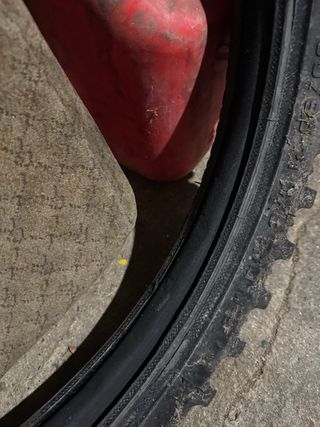 Rueda delantera moto off-road