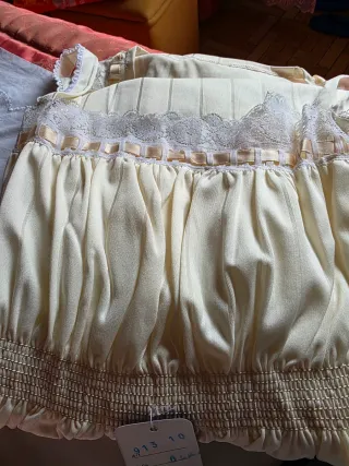 Precioso camisón con bata amarillo Talla M