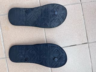 Chanclas Quiksilver Negras y Azules
