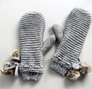 Guantes grises nuevos - Manoplas mujer