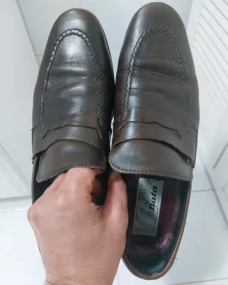 Mocassini Bata testa di moro