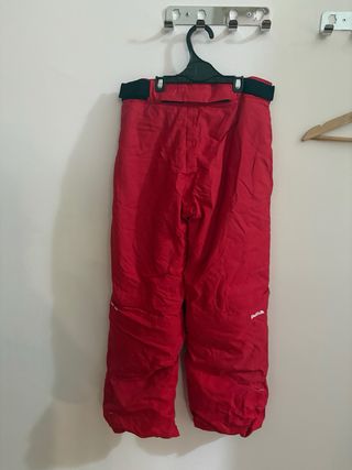 Pantaloni sci bambino/a 8-12 anni rossi