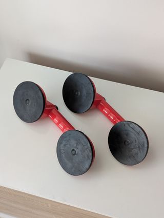 2 Ventosas de Vacío Doble para azulejos y vidrio