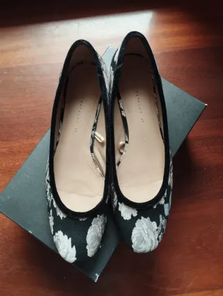 Bailarinas Zara Talla 37 Flores