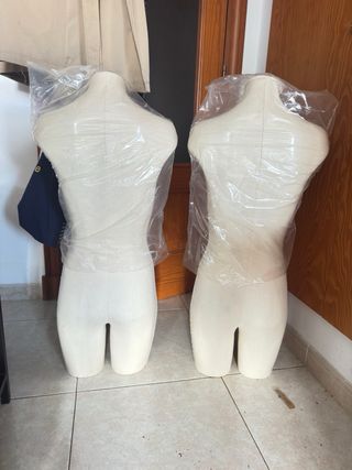2 Maniquíes de Lino Beige