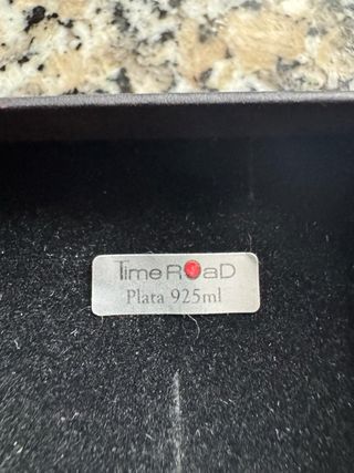 Collar Time Road Plata 925m