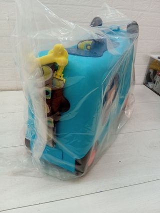 Maleta infantil azul con ruedas