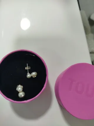 Pendientes Tous Doble Perla