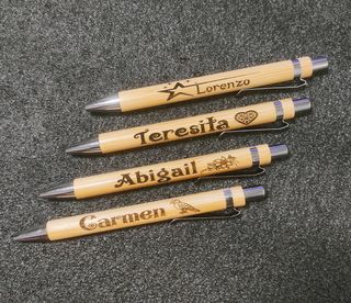 Bolígrafo de madera personalizado